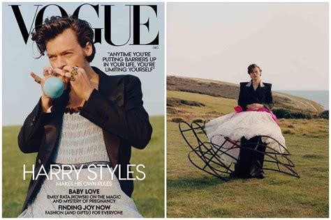 harry styles gucci dress vogue cover|Harry Styles Gucci 2021.